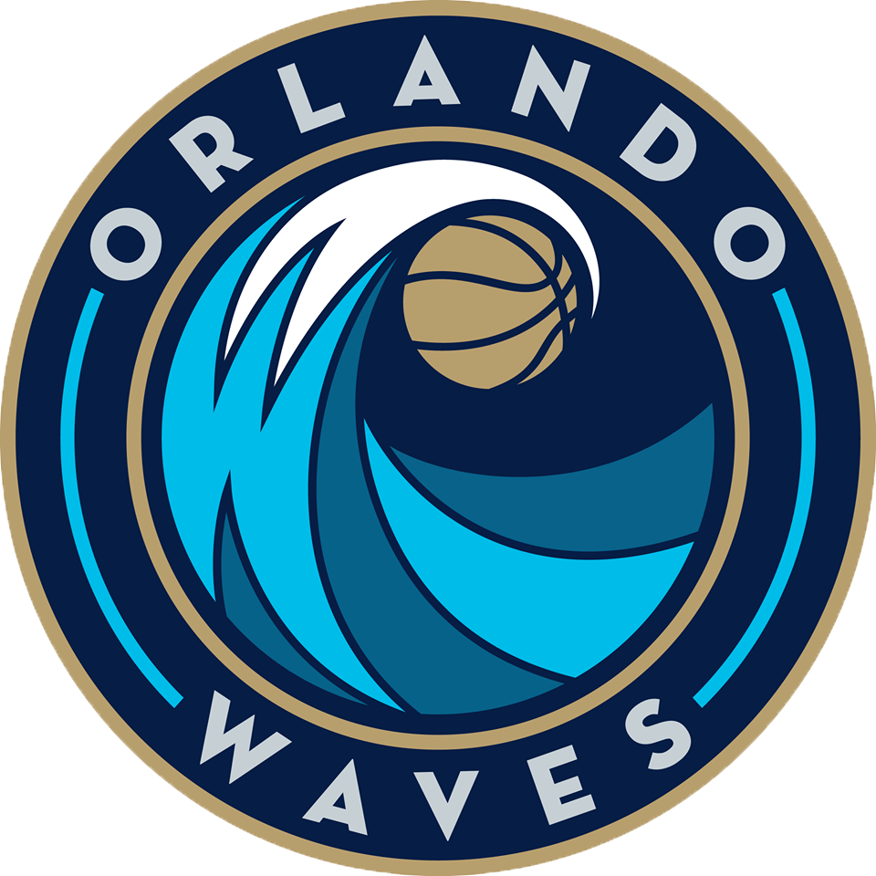 Orlando Waves 2016-Pres Primary Logo iron on transfers for T-shirts